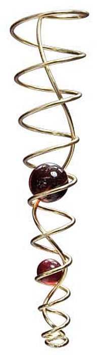 Chi Spirale mit gef�rbten Glaskugeln 