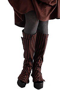 Compass Stripe Steampunk Stulpen