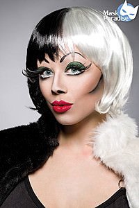 Cruel Lady Per�cke schwarz/wei�