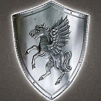 Dekorationsschild Pegasus Motiv