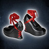 Demonia BRAVO-03 Schwarz Kunstleder