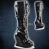 Demonia BRAVO-108 Schwarz Lack