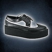 Demonia CREEPER-408 Schwarz-Weiss