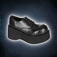 Demonia DANK-101 Schwarz Kunstleder