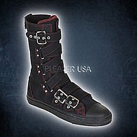 Demonia DEVIANT-207 Schwarz-Rot