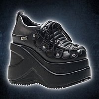 Demonia OUTLAW-101 Schwarz Kunstleder