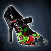 Demonia ZOMBIE-07 Black Turtle Leatherette