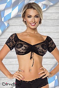 Dirndl-Bluse schwarz