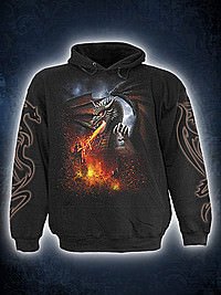 Dragon Lava Kapuzensweat schwarz SPIRAL