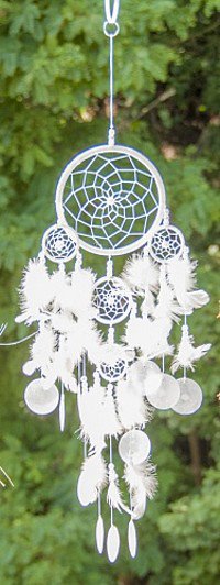 Dreamcatcher mit Capiz-Muscheln