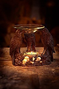 Duftlampe Drei Raben