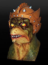 Echsenkrieger Latex Maske