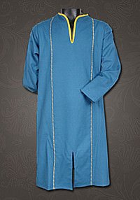 Elven Tunika Baumwolle, blau