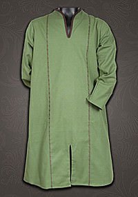 Elven Tunika Baumwolle, olivgr�n