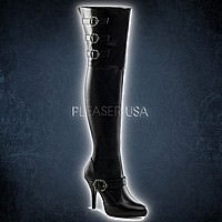 Funtasma DIVA-3006X Schwarz Kunstleder