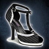 Funtasma MAFIA-02 Black Pinstripes-White