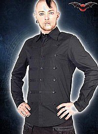 Hemd mit 3 Knopfreihen