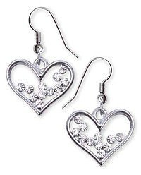 Herzen Herzen-Ohrringe