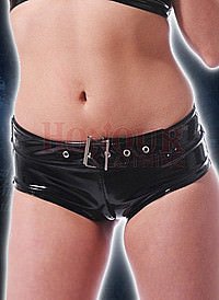 Hipster Buckle Hotpants Lack Korsett