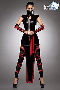 Hot Ninja Komplettset schwarz/rot