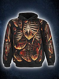 Inferno Kapuzensweat Rundumdruck SPIRAL