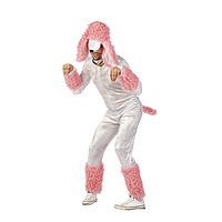 Karnevalskost�m rosa Pudel mit M�tze und Stulpen