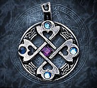 Keltisches Kreuzherz Nordische Lichter