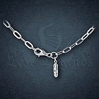 Kette Snake Chain Silber, 55 cm