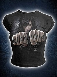 Kiss This Girlie Shirt SPIRAL