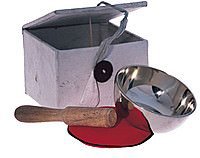 Klangschalen Set mit Kissen & Schl�gel