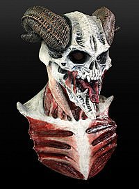 Knochend�mon Latex Maske
