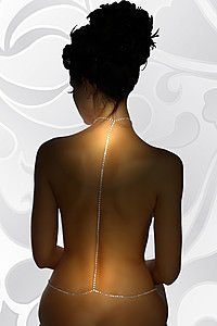 K�rperschmuck / Kette silber