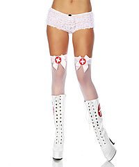Krankenschwester-Stockings wei�
