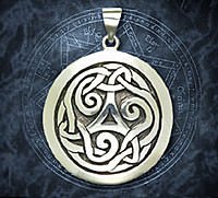 Kreis mit keltischem Knoten 