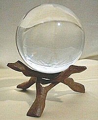 Kristallkugelhalter Holz 12cm