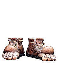 Landstreicherschuhe aus Latex