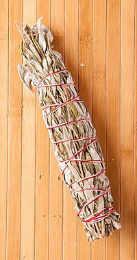 Lavendel und wei�er Salbei  Kr�uterb�ndel Smudges