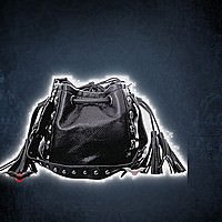 Lederhandtasche mit Fransen