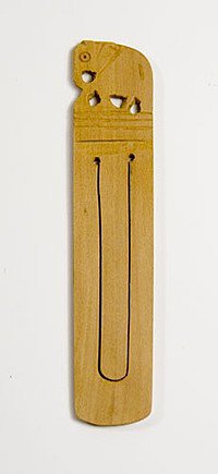 Lesezeichen aus Sandelholz