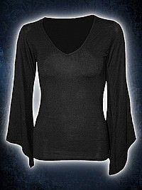 Longsleeve V-Ausschnitt unbedruckt SPIRAL