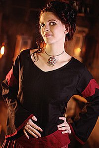 Mittelalter Bluse Lhaurena