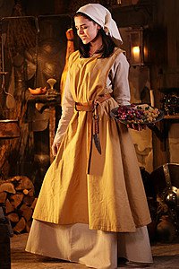 Mittelalter Kleid Landfrauen berkleid