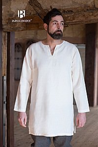 Mittelalterliche Leinentunika Sven, natur