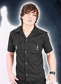 mode wichtig Clasp Shirt Denim Black