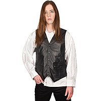 Mode Wichtig Mens Waistcoat Nappa Leather 