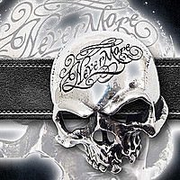 Nevermore Skull G�rtelschnalle