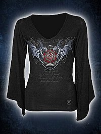 Noble Dragon Longsleeve V-Ausschnitt SPIRAL
