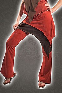 Orientalische Hose zweifarbig