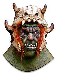 Orkberserker Latex Maske