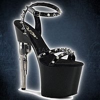 Pleaser BONDGIRL-705 Schwarz